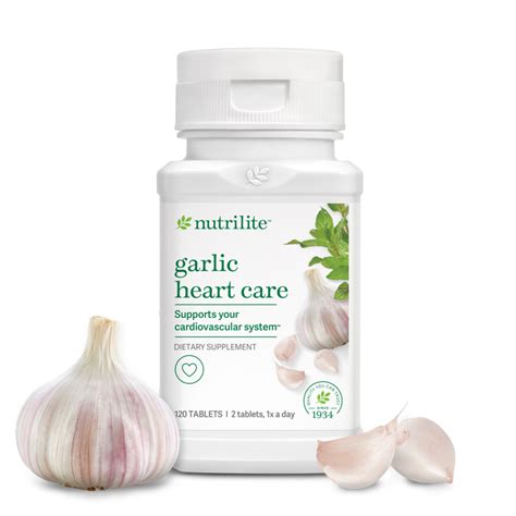Cuidado del corazón con ajo Nutrilite™ .